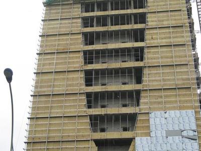 幕墙岩棉安装效果图